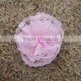 2015 Exquisite Workmanship Non-fading Wholesale Fancy Chiffon Lace Flowers thumbnail-2