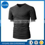 Shirt V-Neck Blank T-Shirt OEM Service Made in China thumbnail-1