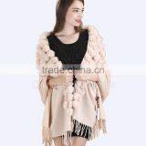CX-B-P-68K Hot Winter Women's Thick Warm Fur Pashmina Cashmere Stole Scarves Shawl Wraps thumbnail-5