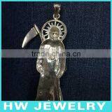 Final Destination, Death Pendant. Sterling Silver Jewelr Pendant. thumbnail-5