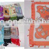 Fashion Novel 100%polyester Square Scarf