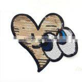 Fashion Design Bling Reversible Sequin Designs Embroidery Patch for Garment thumbnail-4
