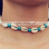 Fashion Tooth Charm Wooden Beads Necklace Diy Wooden Beads Tooth Charms Choker Necklace for Valentine's Gifts thumbnail-1