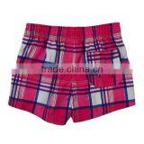 Low Price China Supplier Ladys Short 100% Polyester Lattice Printed Women Board Shorts thumbnail-3