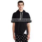 Wholesale Blank Pullover Half Sleeve Hoodies thumbnail-1