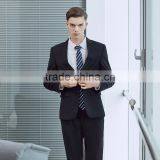 Black Two Buttons Design for Man Wedding Suits Coat Pant Men Suit thumbnail-2