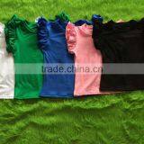 Wholesale 2017 Baby Girls Clothing Solid Color Flutter Icing Shirts Summer Hot Clothes Children Girl thumbnail-1