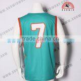100% Polyester Custom Double Mesh Wholesale Reversible Basketball Jerseys / Uniform thumbnail-3