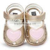 Heart Design Leather Baby Shoes, Leather Sandals for Baby thumbnail-4