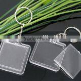 Key Chain With Transparent Acrylic Picture Frames Keychain thumbnail-1