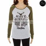 FACTORY Wholesale Christmas Raglan Shirts thumbnail-1