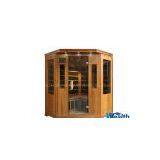 3-4 Person Corner Sauna Room-WES-TG307R thumbnail-1