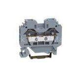 Miniature 2 Conductor Through 600V 35A 65A Spring Terminal Blocks Side Entry