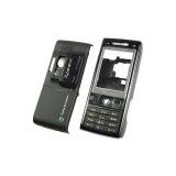 Mobile Phone Housing Cover for Sony Ericsson K800 Black/ Brown