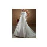 Wedding Dress with Organza and Beautiful Embroidery Work, Customized Sizes are Accepted