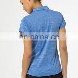New Design Ladies Dry Fit 100% Polyester Polo Shirts for Hiking thumbnail-2