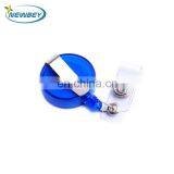 Custom Logo Colorful Cool Round Retractable id Vinyl Badge Holder thumbnail-3