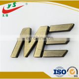Professional decorate famous brand metal logo for wallet