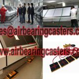 Air bearings movers modular air caster