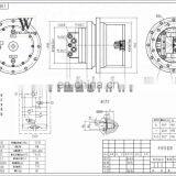 Excavator Final Drive Parts Kx41-2 KX80-3 Motor Travel Excavator Final Drive Track Motor thumbnail-6