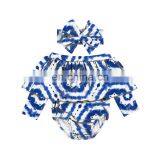 Off The Shoulder Tie Dye Romper Toddler Outfit Girl thumbnail-2