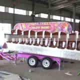 Fun Fair Ground Attractions Crazy Wave Amusement Rides Miami Trip Ride With Trailer for Sale thumbnail-1