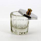 Nail Art Supply Glass Nails Dappen Dish With Stainless Steel Lid