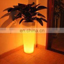 Decoration Plastic Furniture Led Lighting Flower Pot Planter Vase thumbnail-2