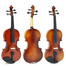 Wholesale Price Sale Musiker Brand Handmade Violin for Beginners and Children OEM ODM Brand Stringed Instruments What is the Violin Made Of? Handmade, Hand-carved Head, thumbnail-3