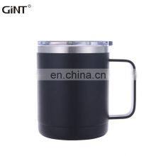 Portable Beer Hiking Sample Outdoor Hot Sale Metal Stainless Steel Double Wall Handle Portable Classic Modern Beer Coffee Cup thumbnail-2