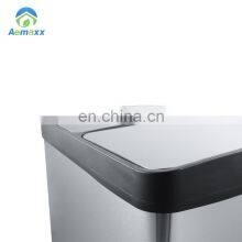 Горячее предложение! Металлический мусорный бак на 40 л/50 л с педальным приводом и двумя отделениями thumbnail-4