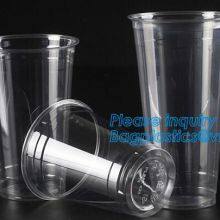 PLA Plastic Cup PET Plastic Cup PP Plastic Cup PS Top Snack Cup Straw,Food Takeout Plastic Box Salad Plastic Bowl Pulp f thumbnail-2