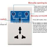 Built-in 500MAH Battery 10 Hours Standby GSM Remote Control Power Socket With Function Of Power Failure Auto Reminder By SMS