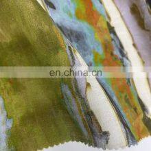 Monet Sunset Pattern Digital Printing High Quality Pure Linen 100 Linen Fabric thumbnail-1