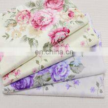 Cotton Twill Printed Fabric Garden Peony Quilt Set Pattern Cotton Bedding Sheet Fabric thumbnail-1