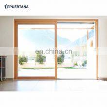 Aluminium Clad Timber Composite Sliding Patio Door Outdoor Exterior Aluminum Wood Sliding Doors External thumbnail-2