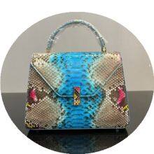 New Imported Python Leather 26cm Portable One-Shoulder Messenger Bag Fashion Trend Casual All-Match High-End thumbnail-3