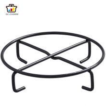 Round Cast Iron Trivets, Metal Trivet for Hot Pots and Pans, Heavy Duty Rustic Wood Stove Tea Pot Trivet, Hot Pot Holder