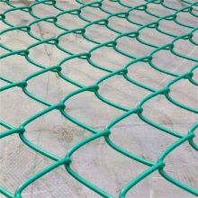 Green Power Coated Chain Link Fencing Diamond Mesh Fence for Sports Fields and Playgrounds thumbnail-1