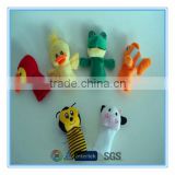 Plush animal finger puppet toy for promotion