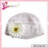 Charming Beanie Hat Knitting Pattern,soft Baby Hat Beanie Hat With Flower thumbnail-1