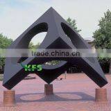 Stainless Steel Antique Finish Garden Sculpture thumbnail-1