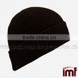 Worsted Wool Ribbed Watchcap Beanie Hat thumbnail-1