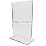 2015 Clear Acrylic Table Tent Frame Photo Sign Menu Holder Quality Choice