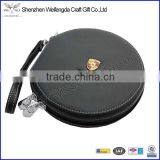 Factory New Design Round Leather CD Wallet