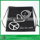 Sinicline Customized Non-woven Drawstring Bag With Glossy Finish