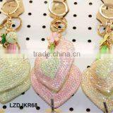 fashion heart shaped keychains LZDJKR68