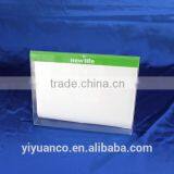 PMMA Poster Holder for Product Propaganda, 6x4 Inch Lucite Sign Holder Display thumbnail-2