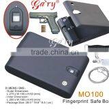 Wholesafe- MO100 Micro Vault Fingerprint Optical Scaner Portable Gun Pistol Security Strage Steel Safe Box / Vault