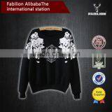 Winter New Korean Women O-neck Long-sleeved Sweaters Printing no Zipper Hoodie Jacket thumbnail-3